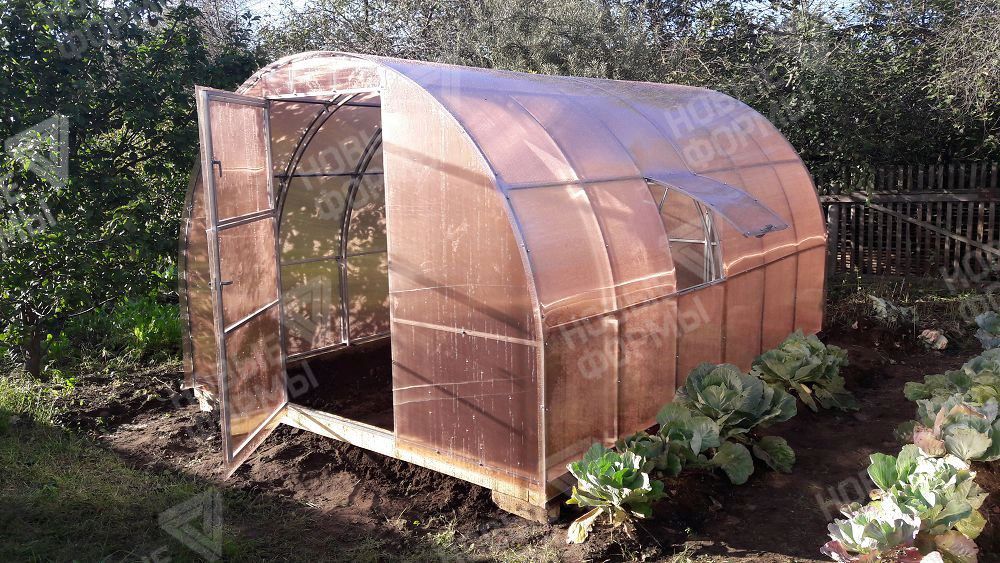 Гринхаус нано. С поликарбонатом Nano-Greenhouse. Теплица богатырь.