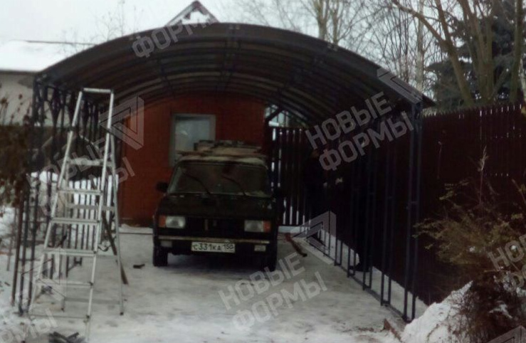 Отзыв о навесе из поликарбоната, СПК 10мм. Одинцовский район