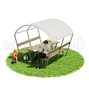 Беседка Премиум с СПК Vinterhas White 6m