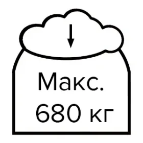 Проверено на макс. нагрузку 680кг/м2