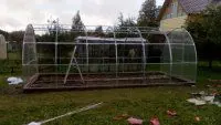 Фото к отзыву: Отзыв о теплице Кремлевская Цинк. Рузский район (Новая Москва)