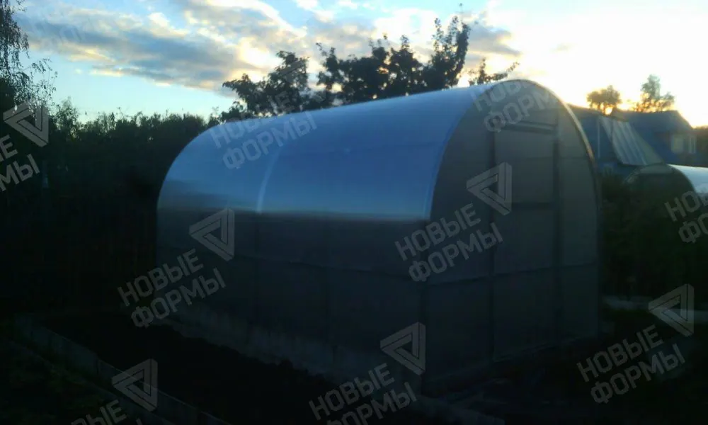 Фото к отзыву: Отзыв о теплице Богатырь Цинк 4*2.5м, поликарбонат Полигаль (9)