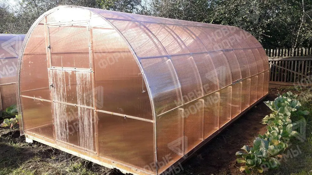 Фото к отзыву: Отзыв о теплице Богатырь Цинк, Greenhouse nano (6)