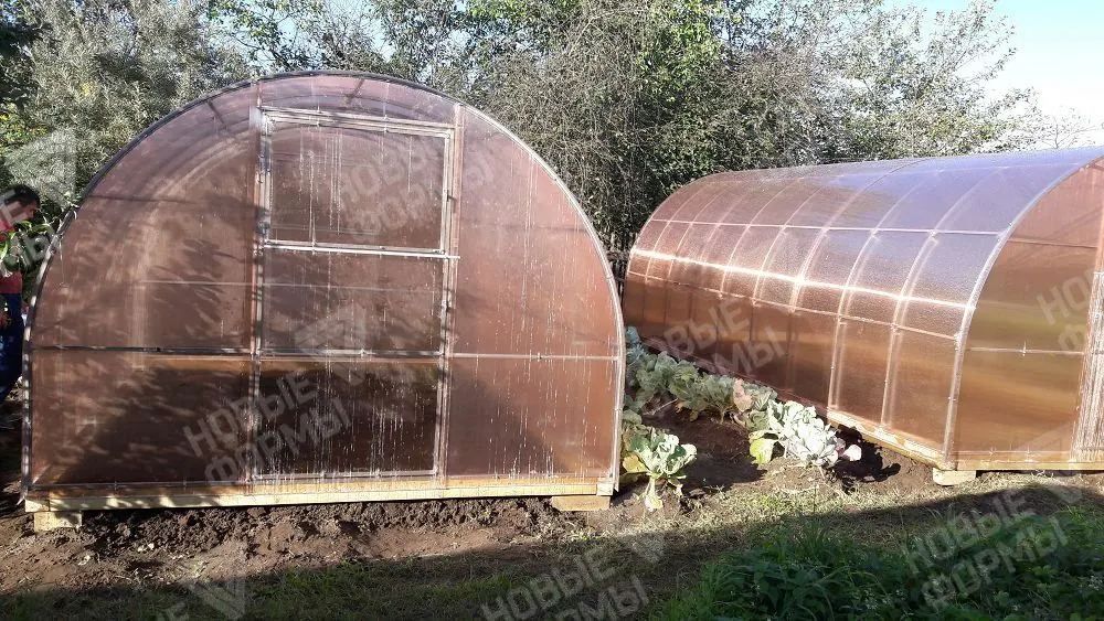Фото к отзыву: Отзыв о теплице Богатырь Цинк, Greenhouse nano (2)