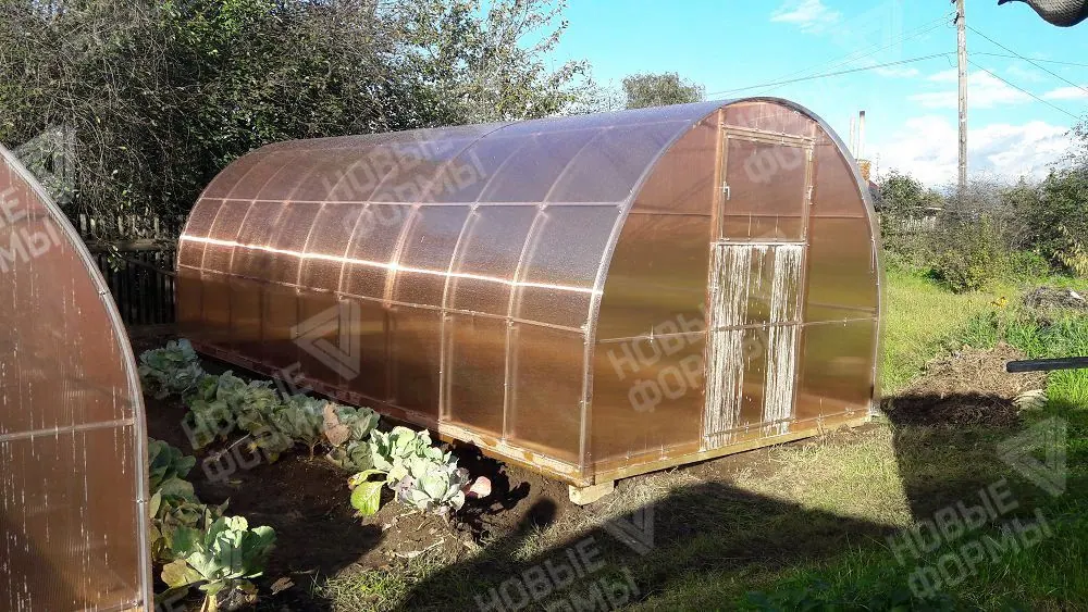 Фото к отзыву: Отзыв о теплице Богатырь Цинк, Greenhouse nano
