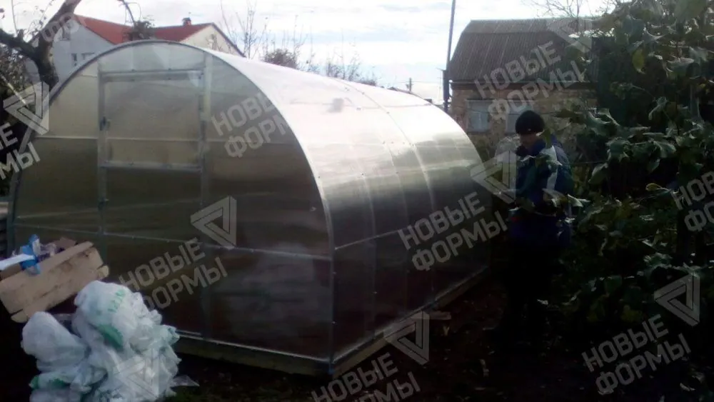 Фото к отзыву: Отзыв о теплице Богатырь Цинк. Ногинский район (4)