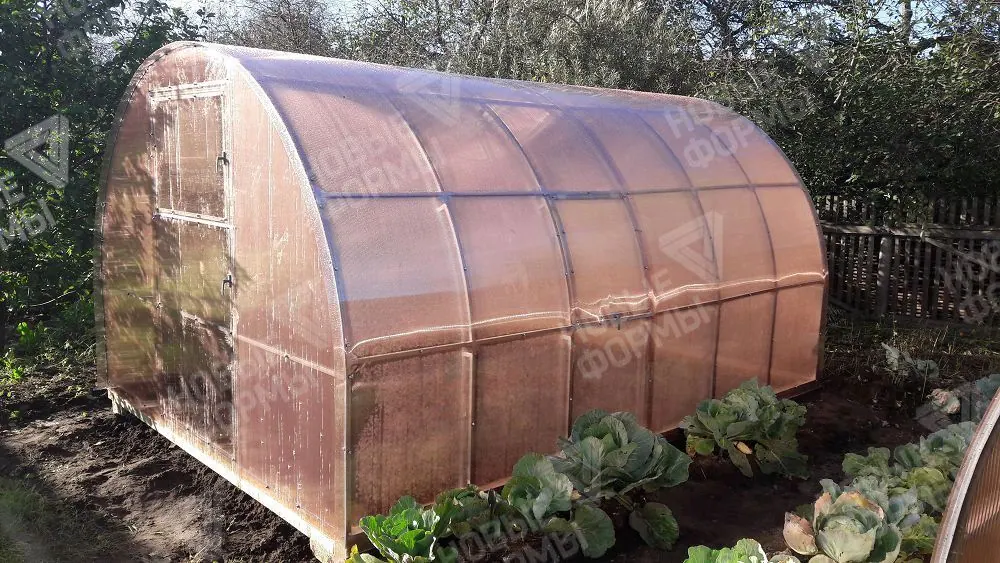 Фото к отзыву: Отзыв о теплице Богатырь Цинк, Greenhouse nano (3)